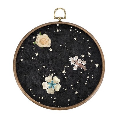 Wall Hanging Brooch Jewelry Storage, 8.3'' Pin Board for Decor, Star Black