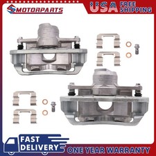 2pcs Front Disc Brake Caliper W Bracket For 2008-2011 Ford Focus Leftright