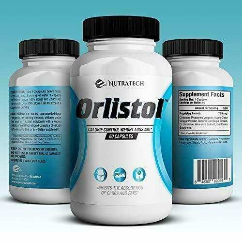 Nutratech Orlistol - Carb and Fat Blocker Weight Loss Aid and Diet Pill-60 Count - Picture 4 of 6