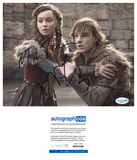 Nico Parker & Mason Thames Signed HOW TO TRAIN YOUR DRAGON 8x10 Photo PROOF ACOA