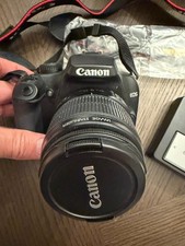 Canon EOS Rebel XS 10.1MP DSLR 18-55mm IS Lens Battery Charger Bag Tested