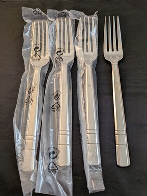Lot Of 4 Dinner Forks JA Henckels Int'l MADISON SQUARE Stainless 18/10 Glossy