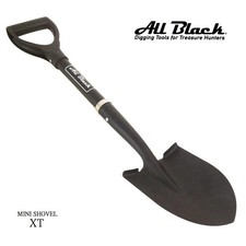 ALL BLACK PALA IN FERRO MINI SHOVEL XT ATTREZZO DA SCAVO METAL DETECTOR