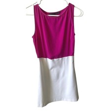 NWT Zara Magenta & White Aline Dress, Small