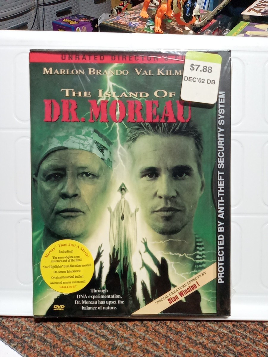 The Island of Dr. Moreau (DVD, 1997, Unrated Directors Cut) for