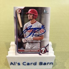 2025 1st Bowman Baseball Gabriel Rincones #BD-142 Signed Autographed Phillies