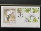 16/03/1993 GB Silk FDC:  ORCHIDS w/ The Botanical Gardens, Birmingham SHS