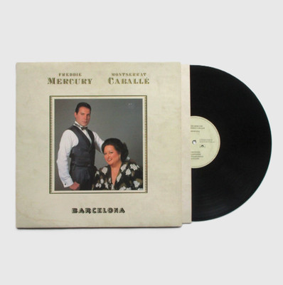 Freddie Mercury Barcelona 1988 UK 1st Press Vinyl LP Gatefold Album - VG/VG-