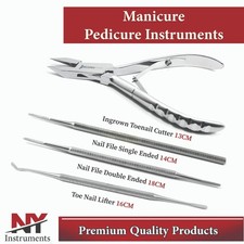 Chiropody Podiatry Manicure Pedicure Nail Files Cutter Lifter Beauty Instruments