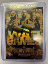 2025 Topps Now Survivor Series War Games Poster Card Gold Super Short Print /25