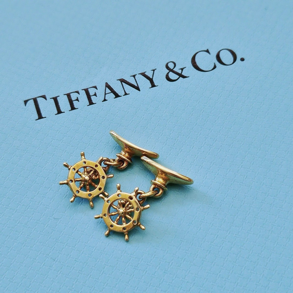 RARE Vintage Tiffany & Co. x Ralph Lauren 18k Yellow Gold Ship's