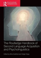 The Routledge Handbook Of Second Language Acquisition And Psycholinguistics Buch