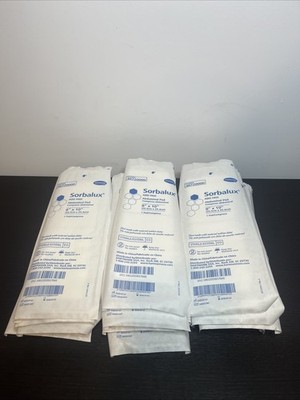 Hartmann Sorbalux ABD White Abdominal Pad Sterile 8 X 10 Inch 48720000 14 ct