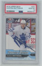 2016-17 Upper Deck Series 1 Young Guns Auston Matthews PSA 10