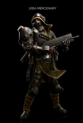 Threezero 3A Lost Planet 2 1/6th scale mercenary action figure collectible model