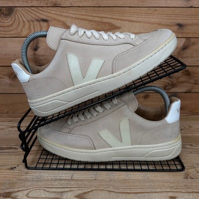 Veja Turnschuhe Damen Größe UK 5 V-12 Vegan Alveomesh Beige Freizeit Preppy Schuhe