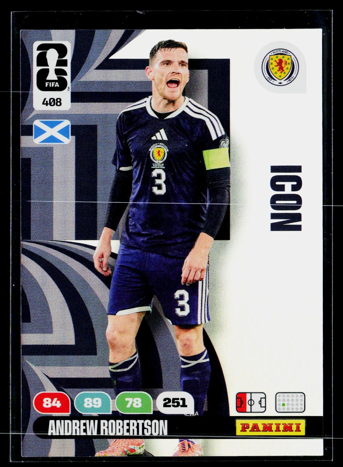 Andrew Robertson 2026 Panini Adrenalyn XL FIFA World Cup #408 Scotland
