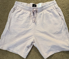 H&M Men s Sweat Shorts Light Pink Drawstring ...