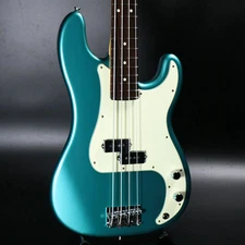 Fender MIJ FSR Hybrid II Precision Bass Teal Green Metallic RW JD24031972 Outlet