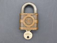Vintage Ford Motor Company Fmc Automotive Plant Yale Towne Yt Padlock W Key