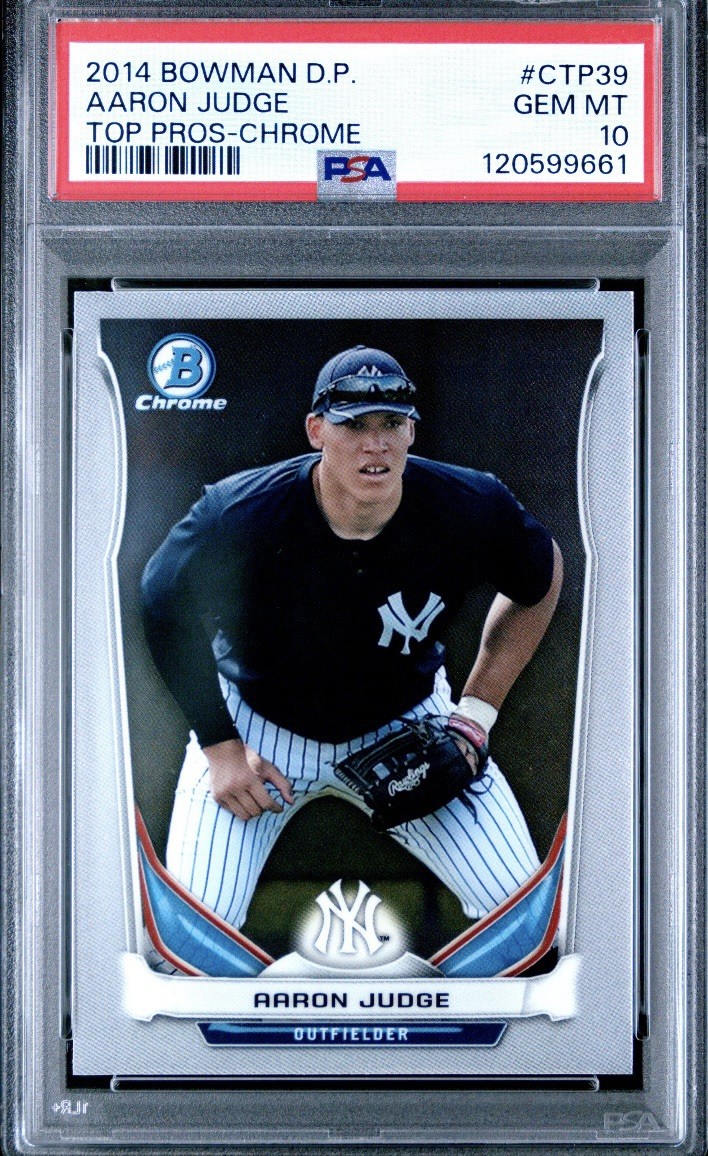 2014 Bowman Draft Picks CHROME Aaron Judge PSA 10 Yankees #CTP39