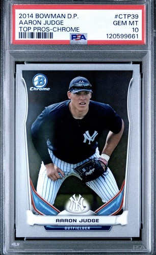 2014 Bowman Draft Picks CHROME Aaron Judge PSA 10 Yankees #CTP39