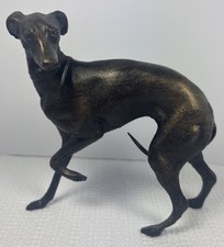 Vintage Cast Iron Italian Greyhound Whippet Dog Figurine Vintage Cast Iron Italian Greyhound Whippet Dog Figurine