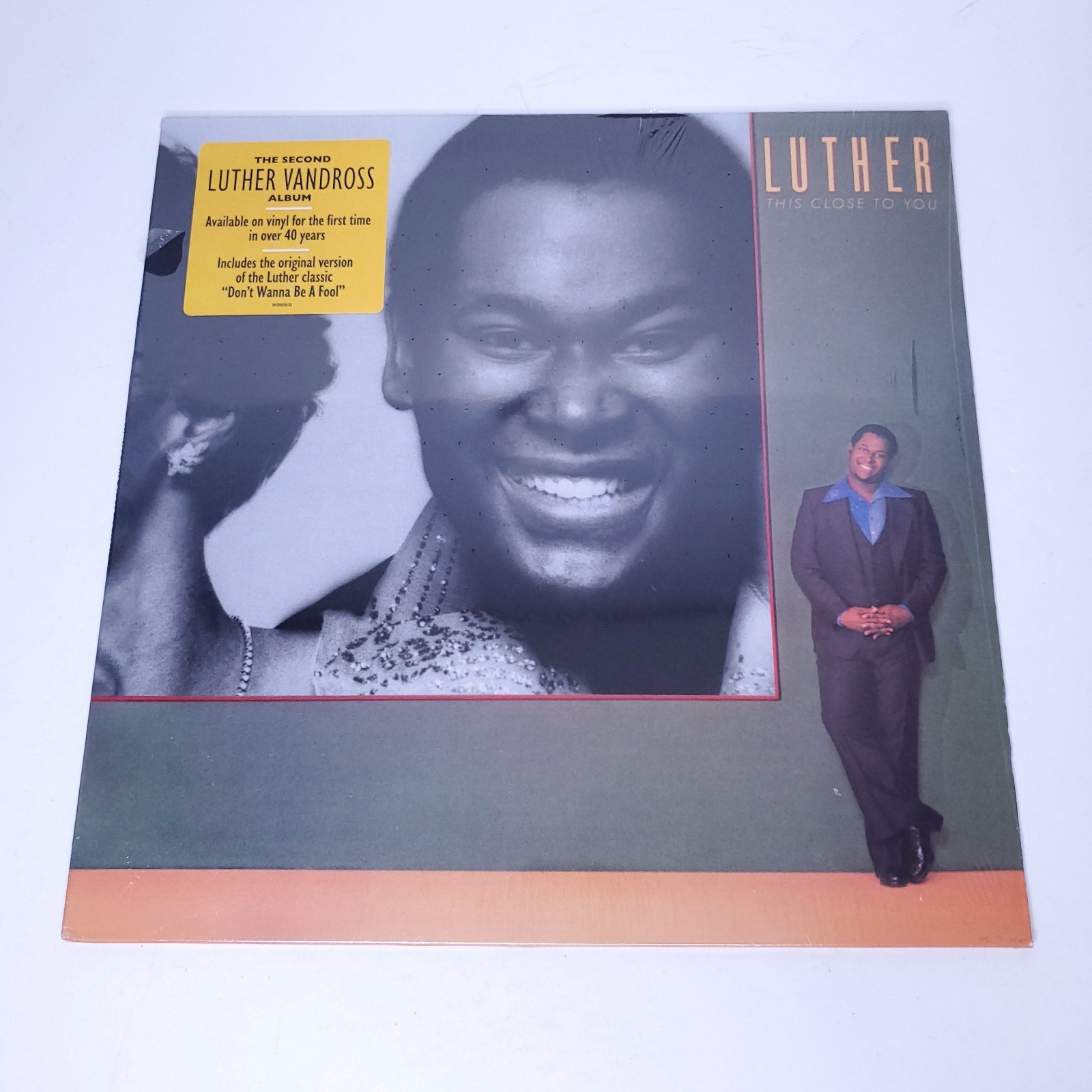 Новая запечатанная виниловая пластинка Luther Vandross This Close To You LP 