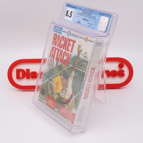 NES Nintendo RACKET ATTACK -EARLY Print "1 or 2 Player" CGC GRADED 8.5 B Sealed!