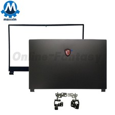 For MSI Raider GP75 GL75 GE75 MS-17E1 MS-17E3 LCD Back Cover Bezel Hinges Black