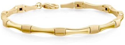 Boccia Titanium - Armband Titan Glieder Verlauf goldf. - 03037-03 - Armschmuck