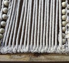Handmade Cream Beige Macrame Natural Braid Beads Cotton Rope Wall Hanging Frame — photo 3