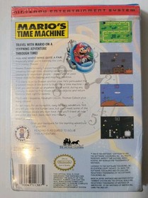 Mario's Time Machine (Nintendo NES) Complete in Box with manual