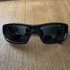 Dragon Chrome Polished Black Frame Wrap Rectangle Sunglasses Japan Polarized