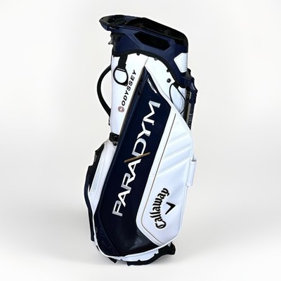 Callaway Paradym ゴルフバッグ Rare Callaway Paradym Stand Bag Navy/White Dual Strap w/ Rain
