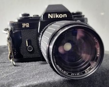 Nikon FG Camera with MF-15 Data Back and Sigma Zoom 35-135 mm