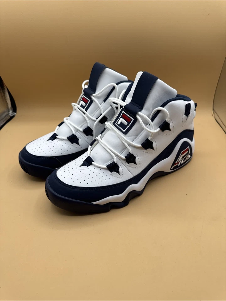 NUEVO EN CAJA Zapatos de Baloncesto Fila Grant Hill 1 Blanco Azul Marino Rojo Talla 11 3BM01160-125. Foto 2 de 4