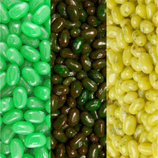 Jelly Belly Jellybeans Mix 1.5 / 3LB   Watermelon, Green Apple  Juicy Pear Mix 