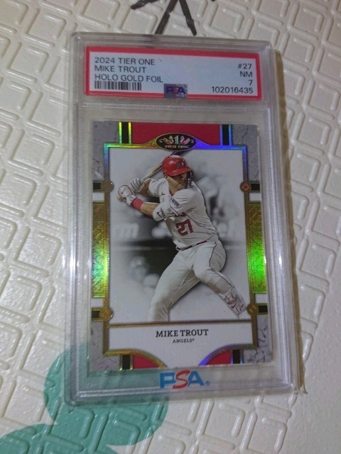 2024 Topps Tier One Mike Trout HOLO GOLD FOIL | eBay