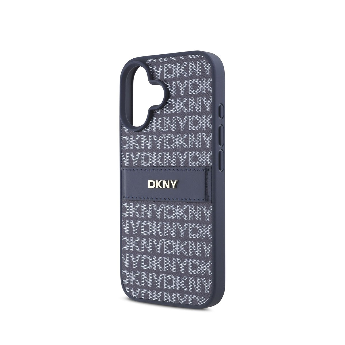 Coque Luxe DKNY iPhone 16 Tonal Stripe Rigide Logo Premium