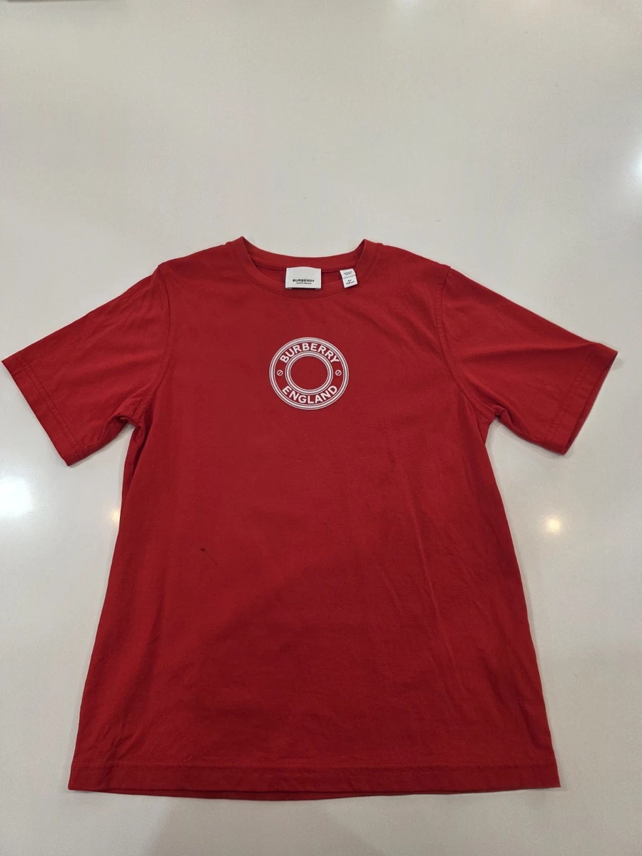 Burberry Boys Red Short Sleeve Tops, Shirts & T-Shirts for Boys