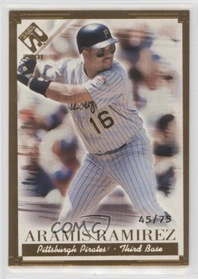 2001 Pacific Private Stock Gold Portraits 45/75 Aramis Ramirez #95 10pr