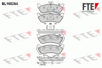 Fte Bremsbelagsatz Scheibenbremse 9010292 FüR Mercedes Klasse W163 230 163 136