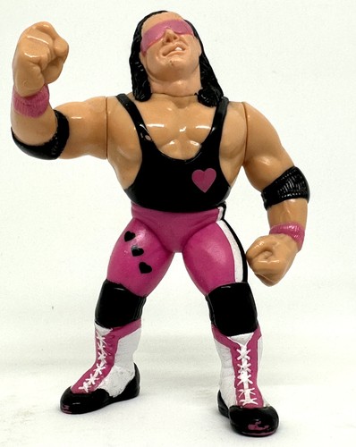 Hasbro WWF Bret Hitman Hart Wrestling Figure Serie...
