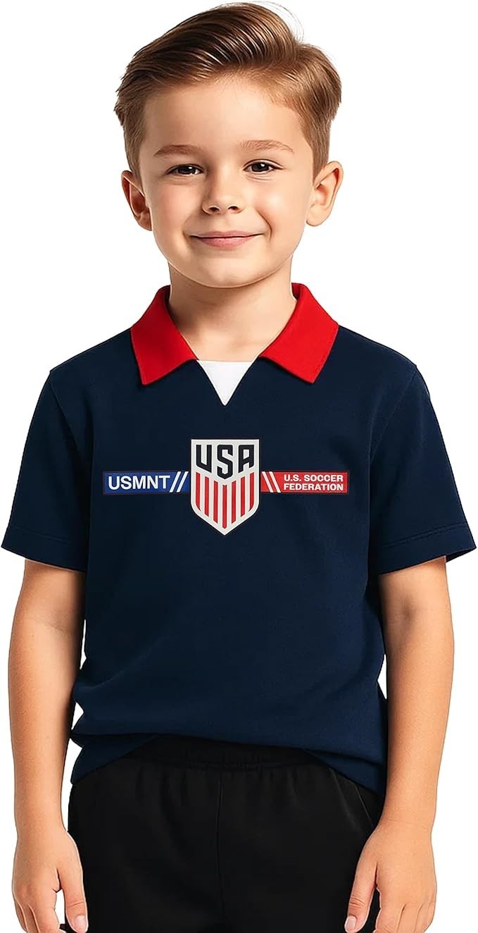 U.S. Soccer USMNT Youth Size Soccer Game Day Poly Inspired Shirt - 319GD-NW2 03