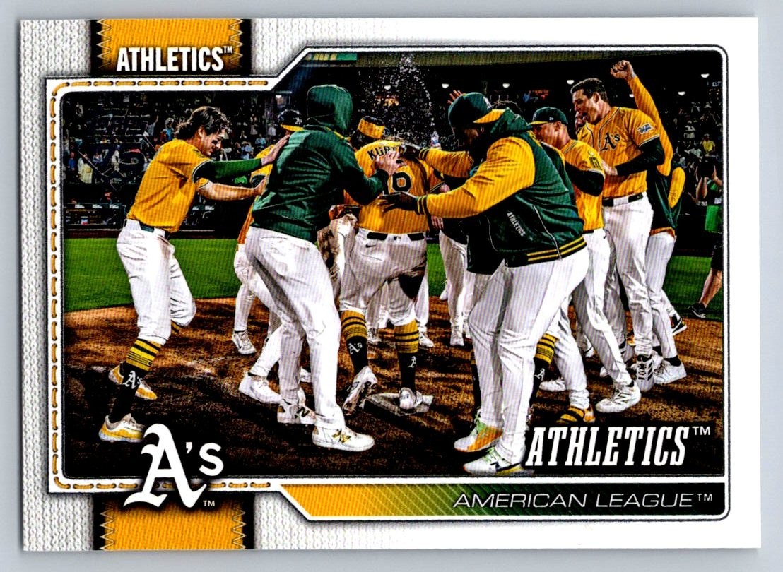2026 Topps #304  Athletics 75 Years of Topps