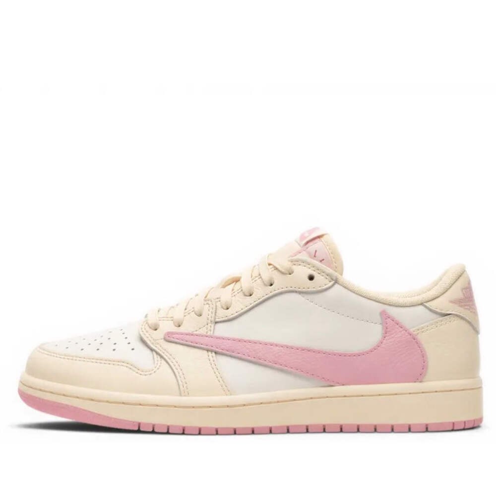 IQ7604 100 Air Jordan 1 Retro Low OG SP Travis Scott Shy Pink | eBay