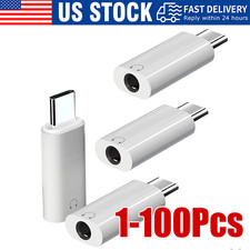 USB-C Type C Adapter Port to 3.5MM Aux Audio Jack Earphone Headphone Car lot