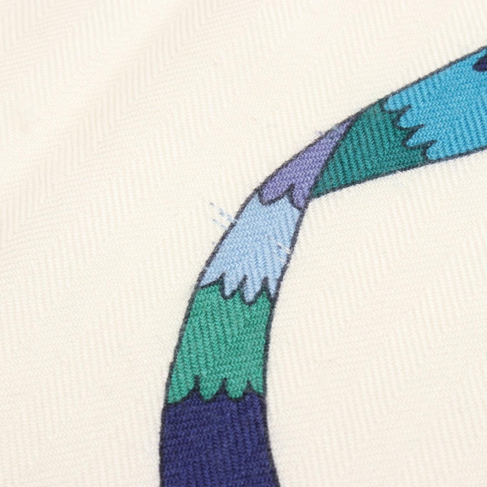 Hermes Carre 140 POINT D’ORGUE Fermata Scarf Silk Kaya Series r0_0209 thumbnail 6