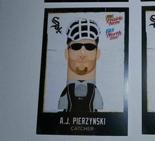 Chicago White Sox A.J. Pierzynski Sga 2019 RaRe Mascot Baseball Trading Card